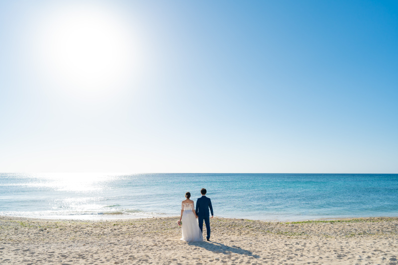 蒼い空×青い海