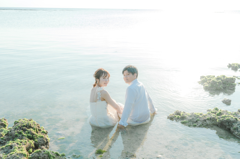 沖縄のビーチを全身で感じて！