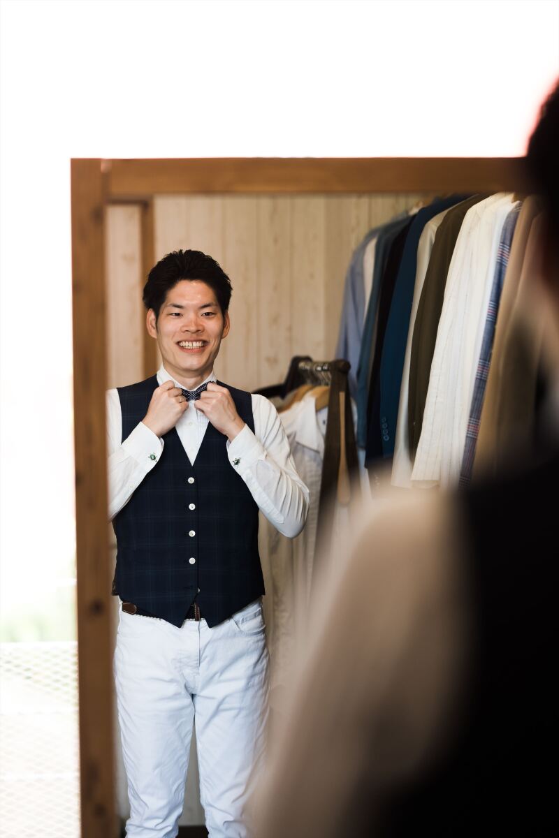 新郎様もワクワクドキドキ！