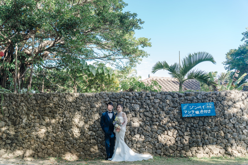 琉球の街並みにて