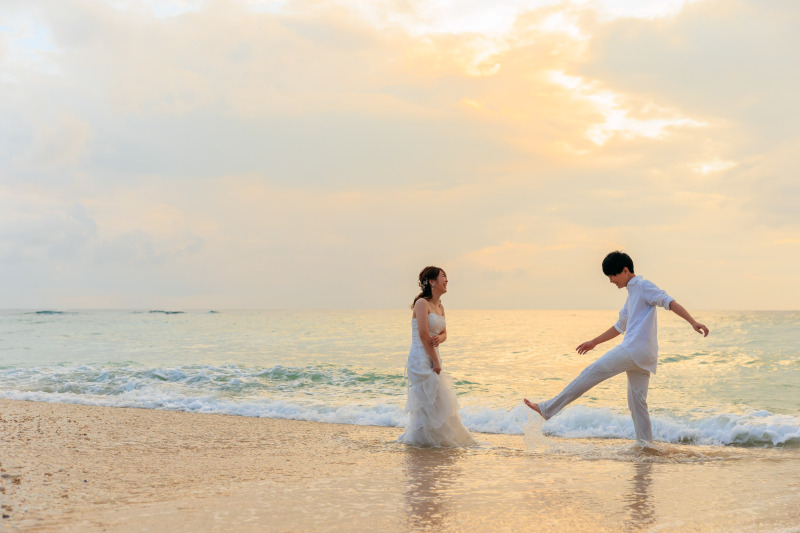 まるでプライベートビーチのような贅沢な時間。