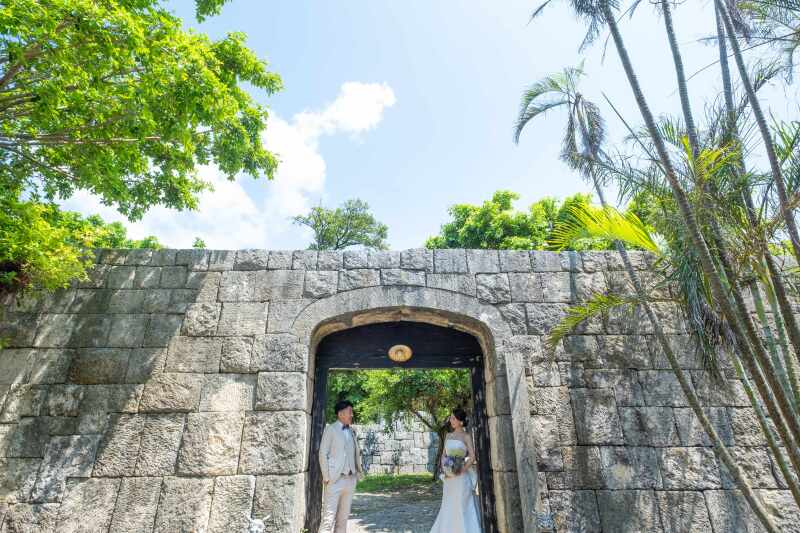 こちらも琉球の街並みにて