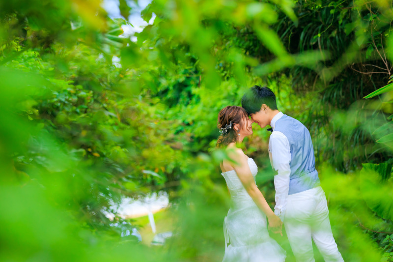 GREENにつつまれるふたり