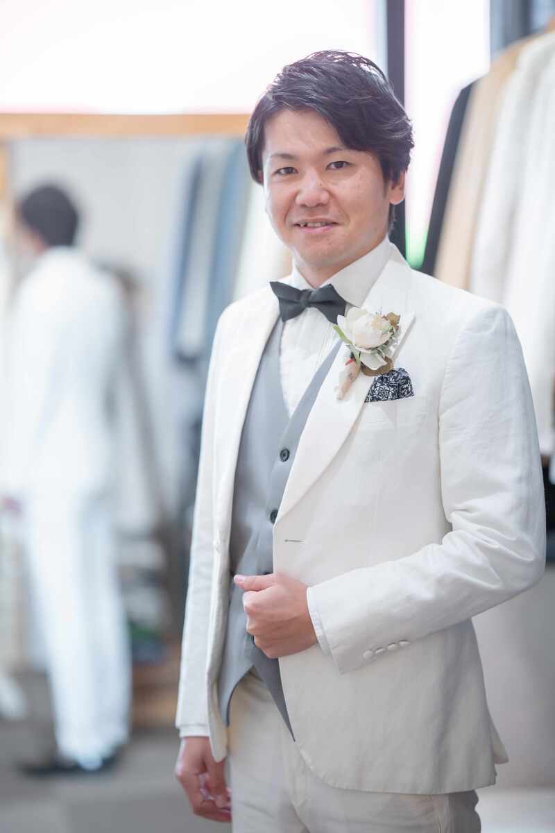 新郎様もキメました!