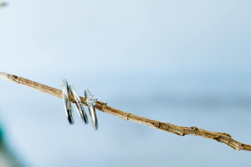 エンゲージリングの撮影から°˖✧