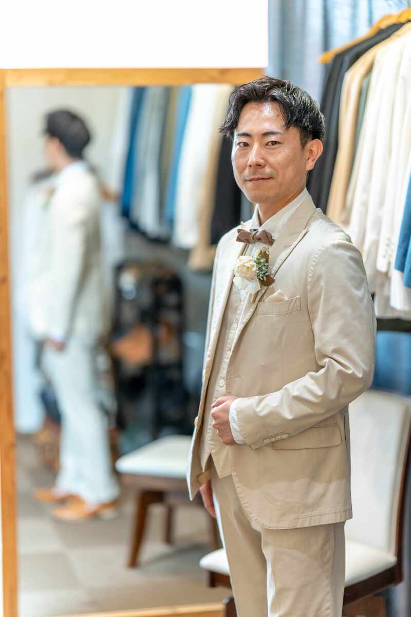 新郎様もバッチリ