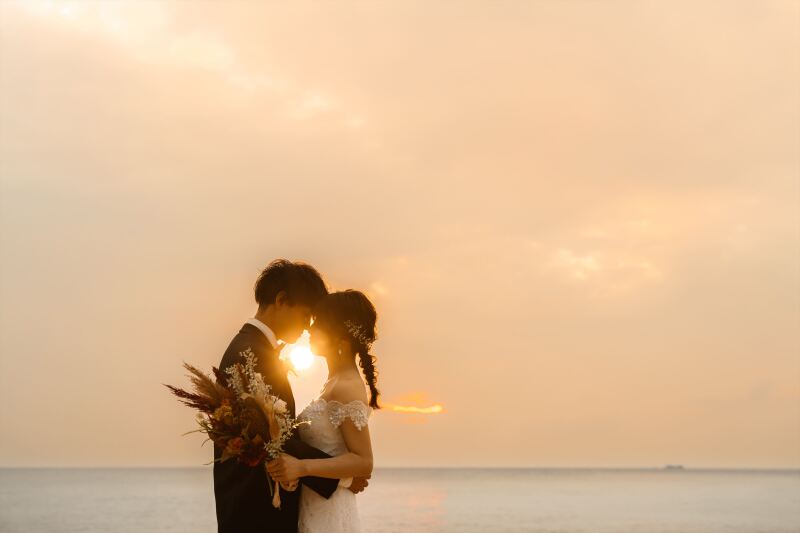 最後はサンセット