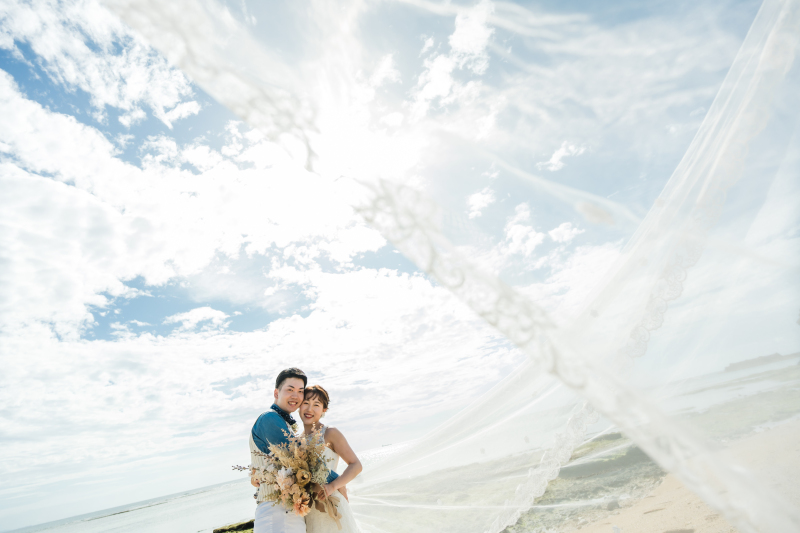 ロングベールを使った撮影