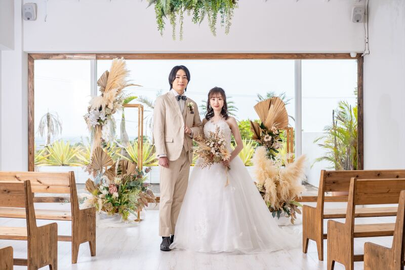 チャペルから撮影スタート