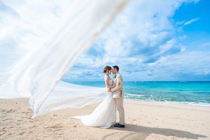 ロングベールに包まれて