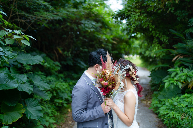 ビーチへ行く道すがら