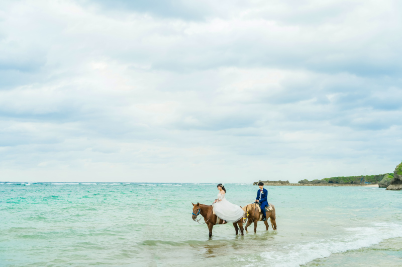 お馬さんとゆっくり撮影を楽しみます♪
