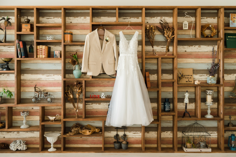 ドレスをオシャレに