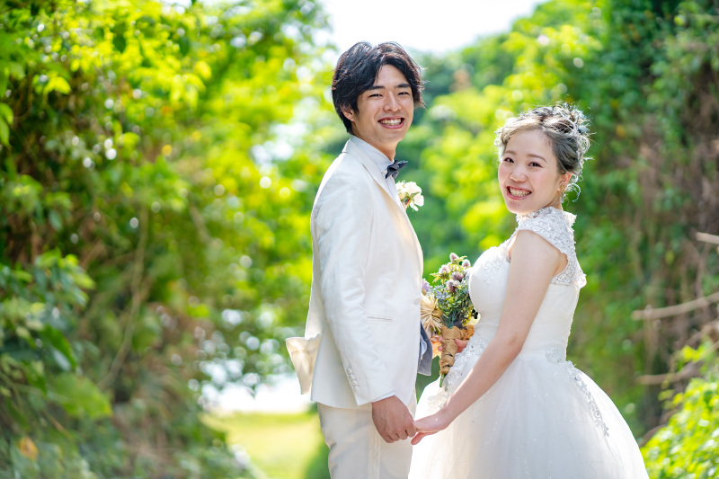 海に行く道で☀