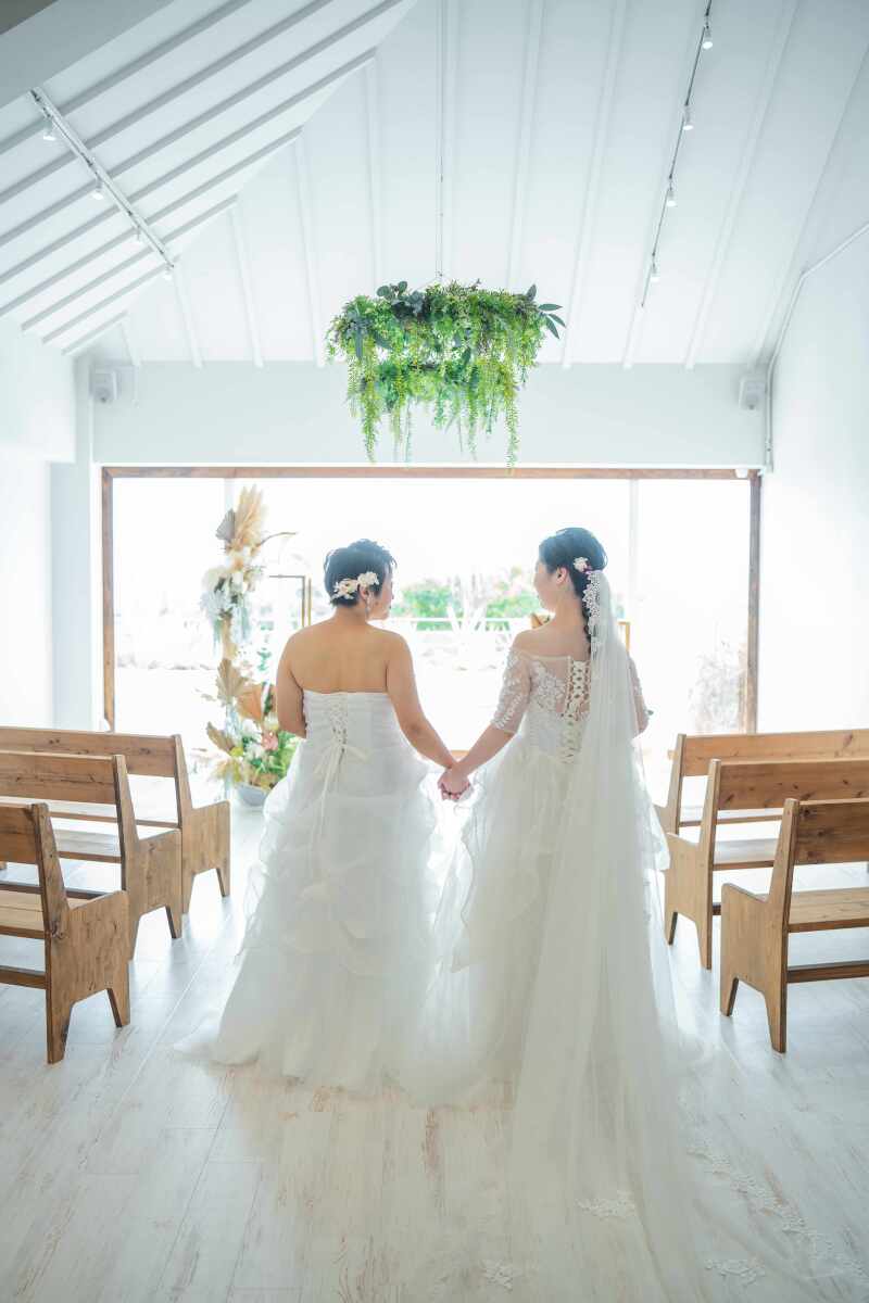 チャペルでも記念撮影