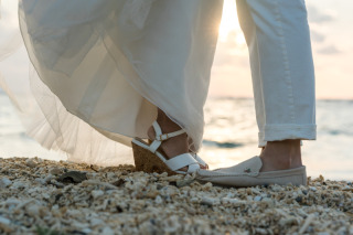 青と白のビーチ〜オレンジのサンセットまで✡｡:*