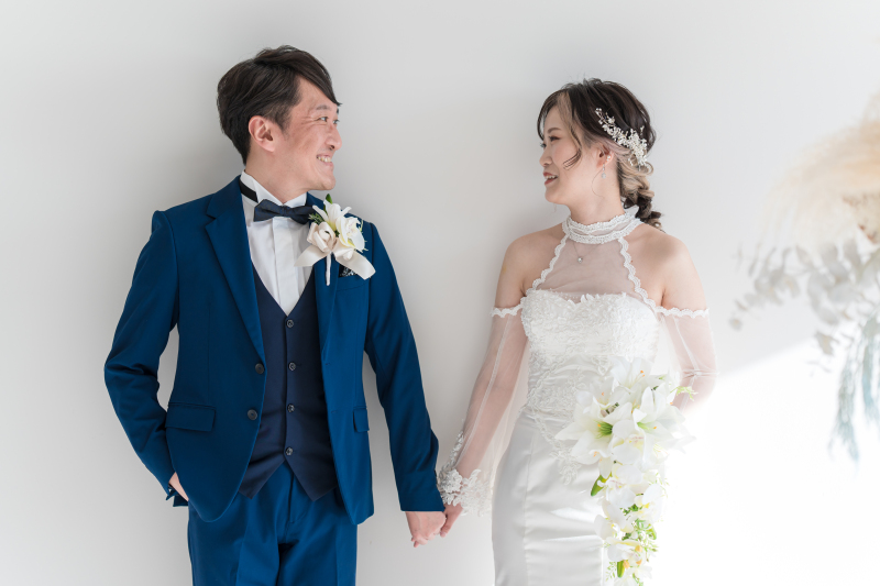 ナチュラルな表情のおふたり