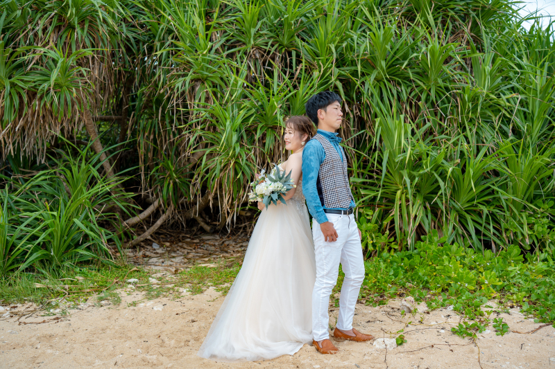 ビーチにもグリーンバックのスポットが！