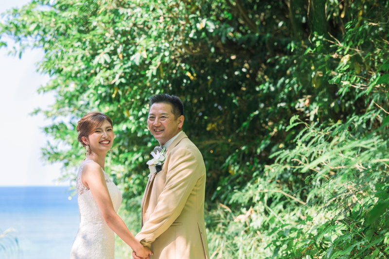 チャペルからビーチへ！