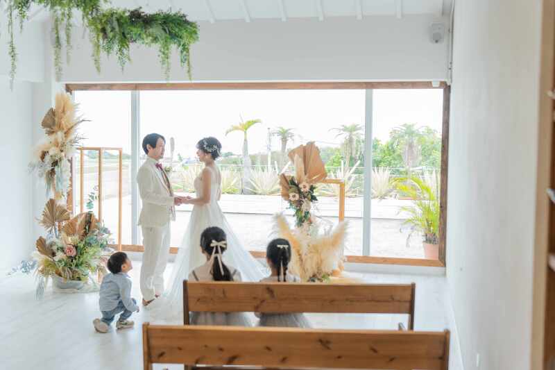 見守る子供たち