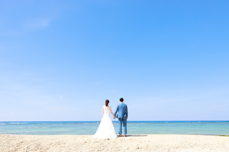 青い海！青い空！