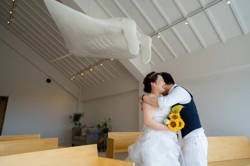 新郎様も喜び大爆発