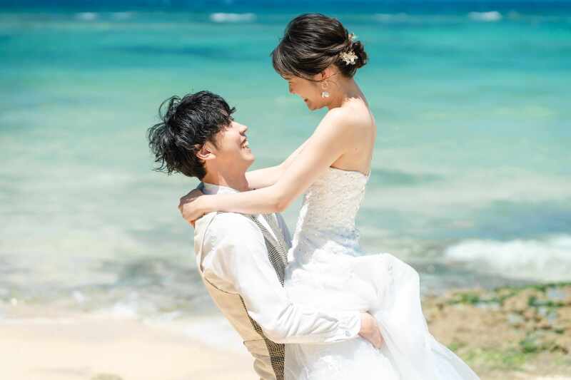 最後はお姫様だっこで!