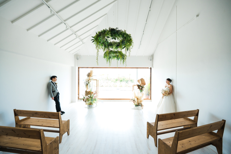 チャペルを広々使って