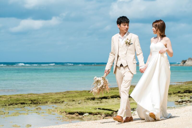 やっぱりビーチでもお散歩