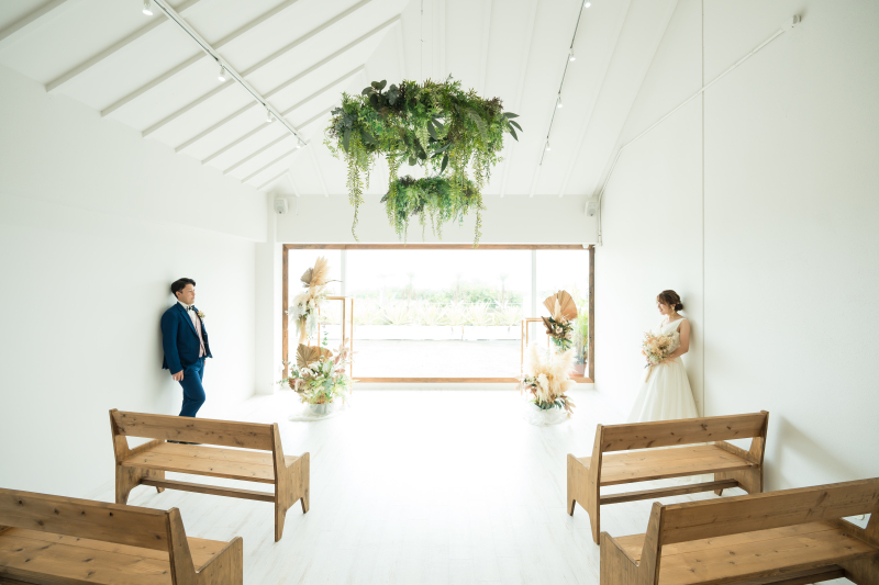 チャペル撮影からスタート!