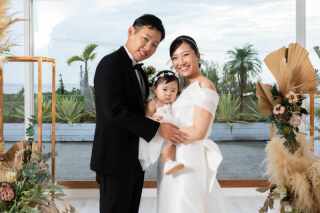 お子様も一緒にサンセットも楽しみました！