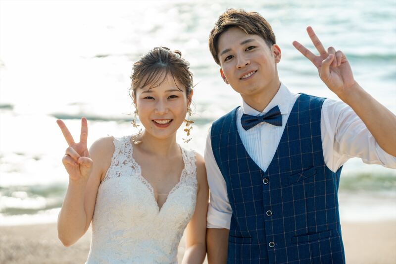 ふたりでピース♪