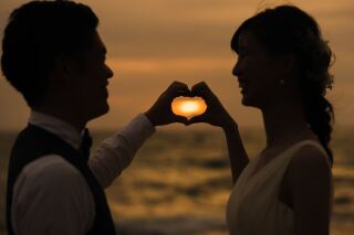 ブルー・グリーン・オレンジ いろいろ楽しめちゃうウェディングフォト♪