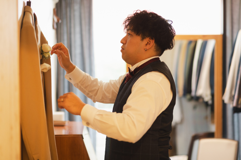 それぞれのお部屋でお支度開始！！