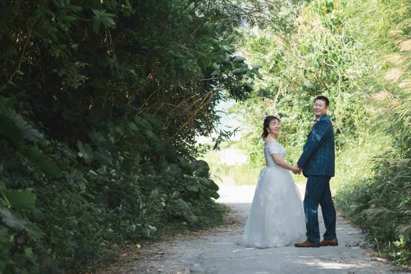 グリーンの道をぬけると...