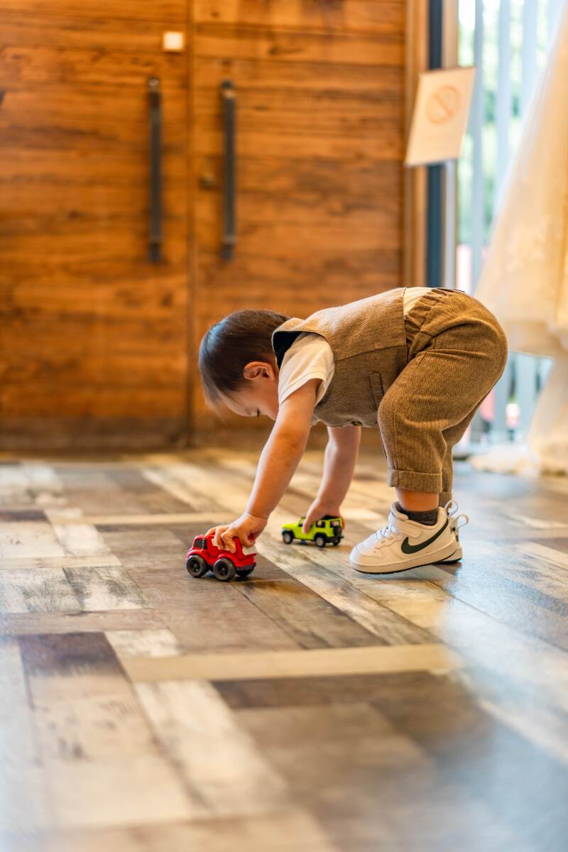 キッズスペースを飛び出して自由に楽しんでね♡