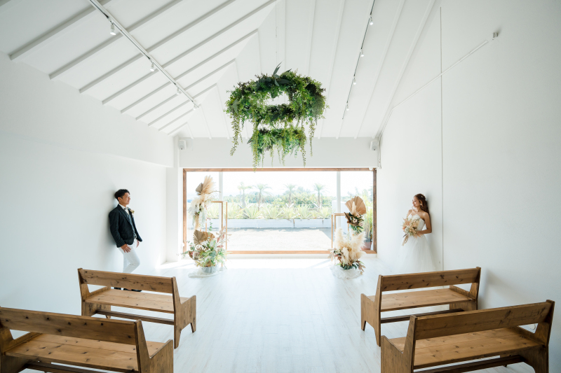 チャペル撮影スタート!