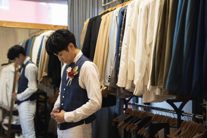 メンズのお支度シーンももちろん