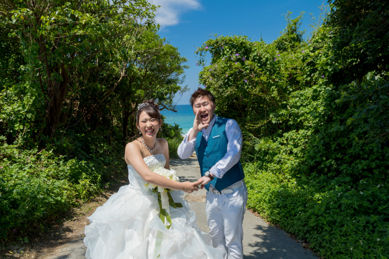 海へ向かう道中