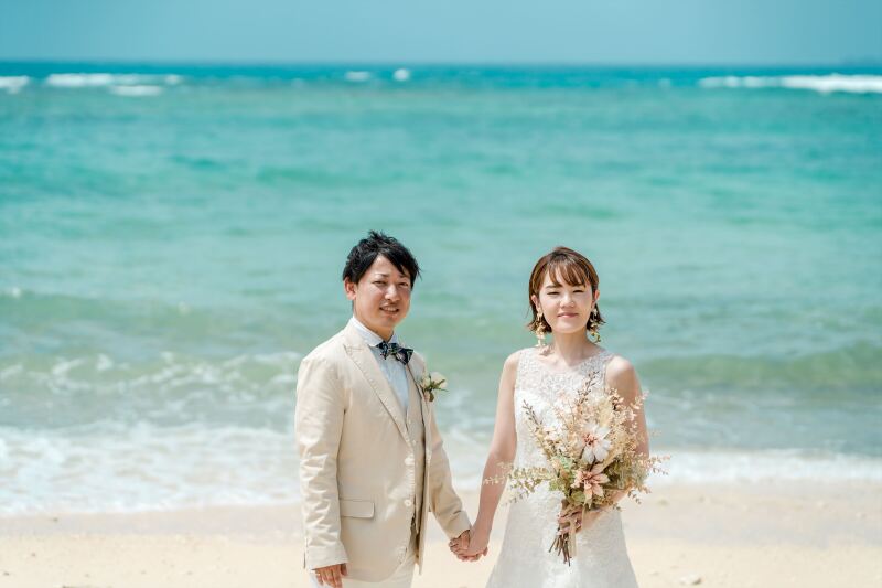 天然の静かなビーチを独り占め