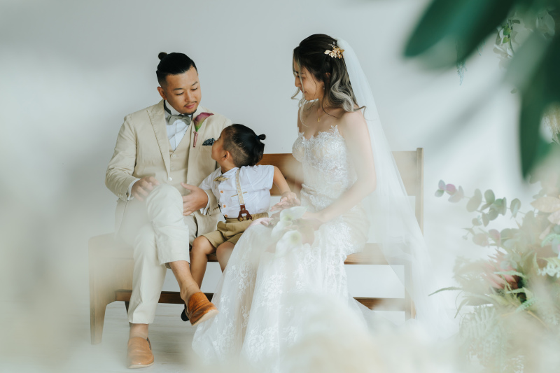 自然体のファミリーショット