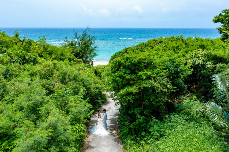 もう目の前は広大な天然ビーチ！