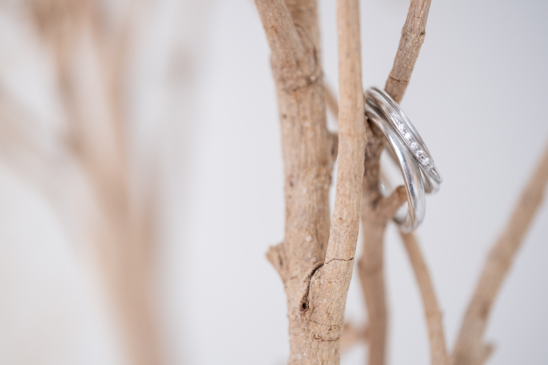 リングフォトも大切な記念に！