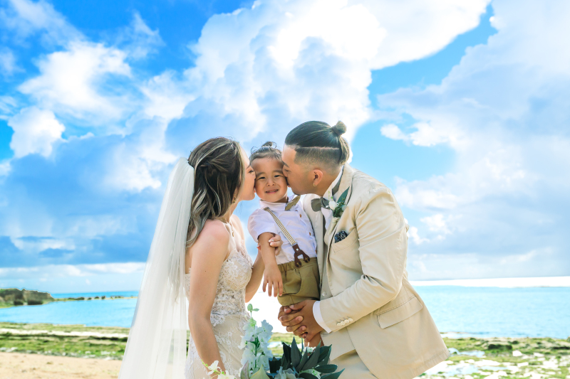 おふたりの大切な宝物にキス♡