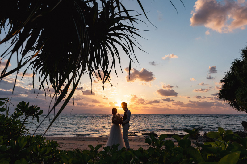 最後のカットはサンセットシルエットで☾