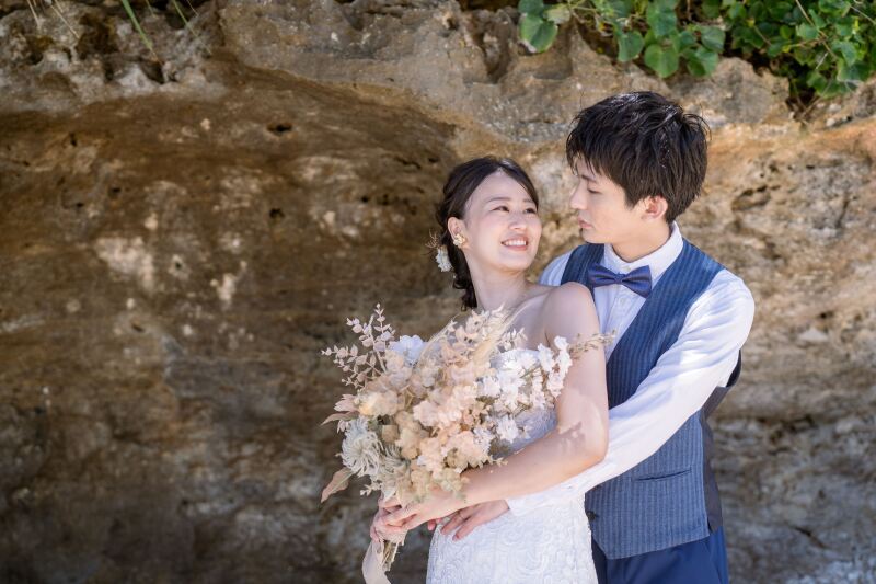 最後は崖フォト