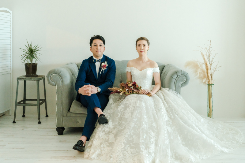 ソファでもゆったりとした撮影を