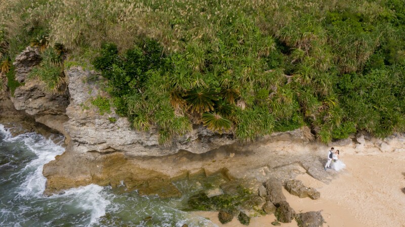 ドローンカットでも