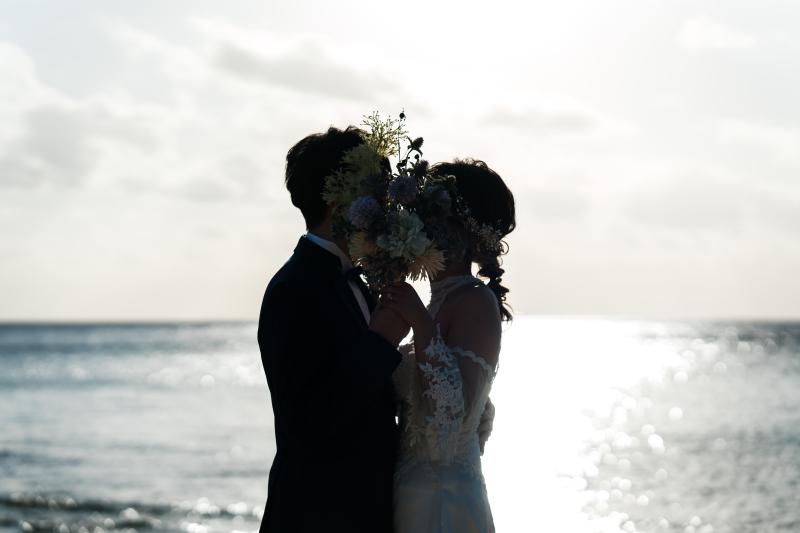 シルエットが映える1枚