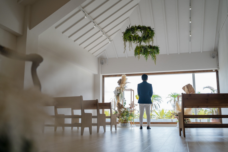 チャペル撮影からスタート!